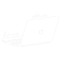 Work From Home Computer Sticker