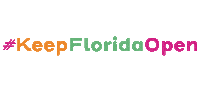 keepfloridaopen miami covid coronavirus quarantine Sticker