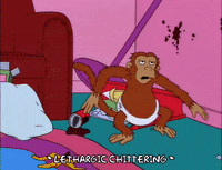 Tired Season 9 GIF by The Simpsons