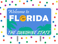 Sunshine State Fun Sticker by Rosen Hotels & Resorts