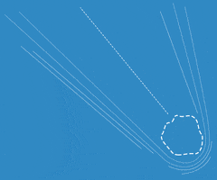lines meteor GIF by Primer