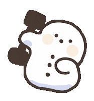 yunyunbox workout crossfit clean snowman Sticker