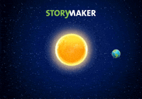 Happy New Year Space GIF by Storymaker
