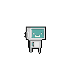 AkaiNatt giphyupload games sleep robot Sticker