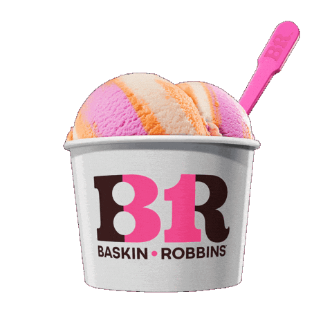Ice Cream Baskin Sticker by Baskin-Robbins