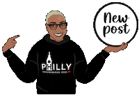 becausephillyislove love pride philly because philly is love Sticker