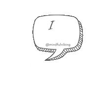 MindfulVibing happy head brain calm Sticker