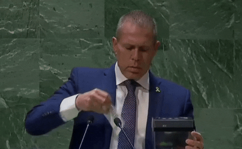 United Nations Israel GIF by GIPHY News