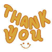 Illustration Thank You Sticker