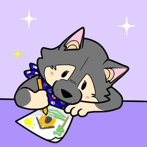 Cwtia giphygifmaker dog draw perro GIF