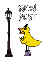 Cartoon Character Post Sticker by Angry Duck