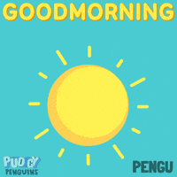 Good Morning Sun GIF by Pudgy Penguins