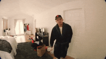 p_lo look walk glance whos there GIF