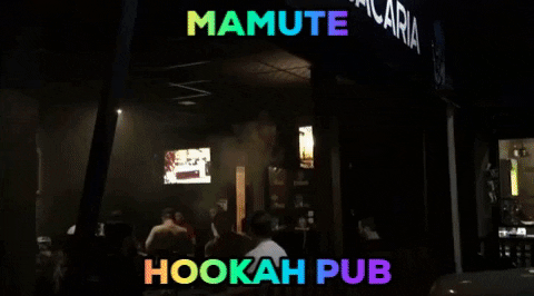 mamuteclub giphyupload smoke pub hookah GIF