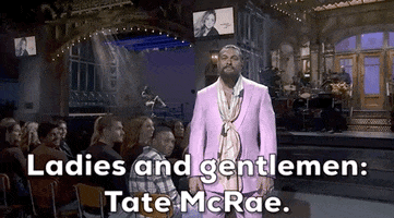 Snl Tate Mcrae GIF by Saturday Night Live