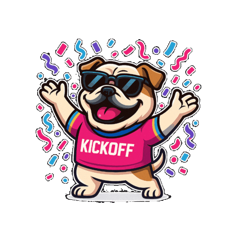 Kickoffadvertising giphygifmaker kickoffbulldog Sticker