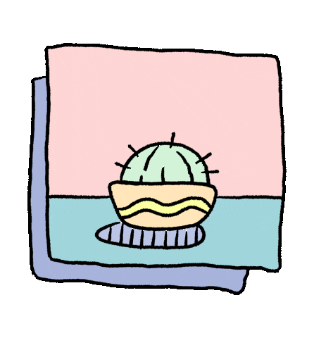 RandyCurth plant pastel grow cactus Sticker