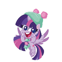 Twilight Sparkle Christmas Sticker by My Little Pony