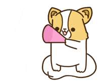 corgiyolk party celebrate dogs congrats GIF