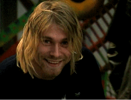 kurt cobain love GIF