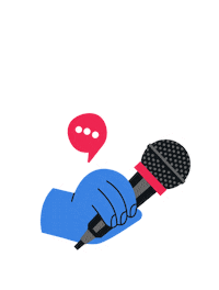AperosMotionDesign podcast interview mic talk Sticker