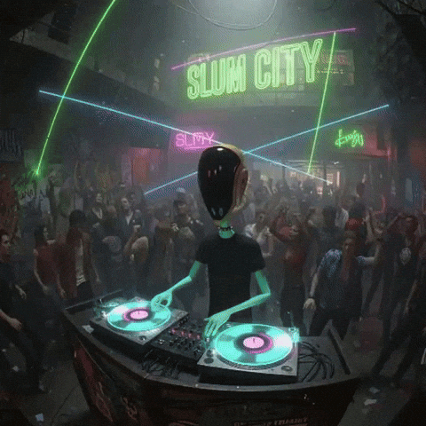 Party Dancing GIF by Lonely Aliens