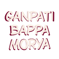Jai Ganesh Mumbai Sticker by Sonamm