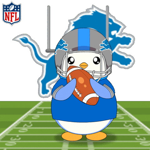 Touch Down Super Bowl Sticker by Pudgy Penguins