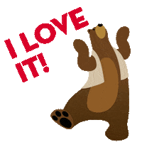 love it bear Sticker by Dreamforce & Salesforce Events
