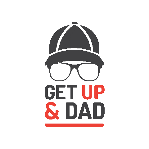getupanddad dad father dadlife getupanddad Sticker