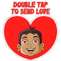 Doubletap Sticker by Chhota Bheem