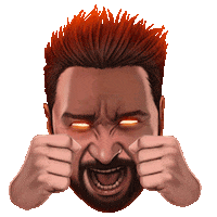 Super Saiyan Reaction Sticker by GGPoker