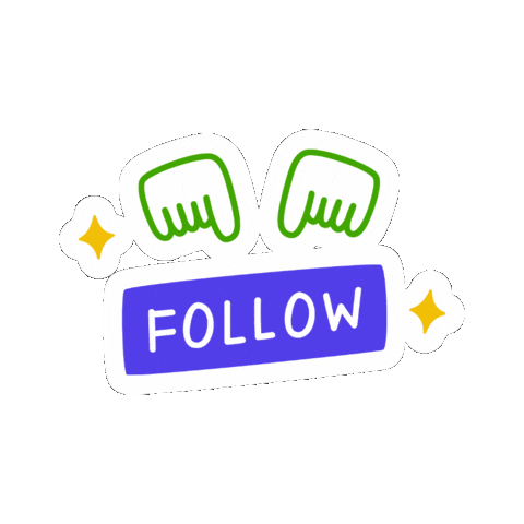 Follow Me Sticker by Envato