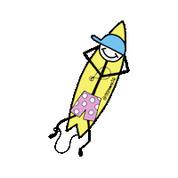 Surf Arthur Sticker by 19Dreams
