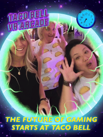 vrarcade GIF by Taco Bell VR Arcade