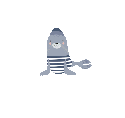 Seal Sticker by Tutete