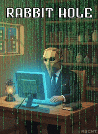 Investigating Rabbit Hole GIF by ABCNT