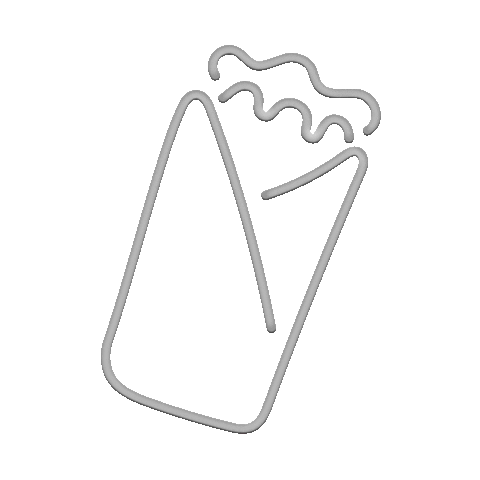 neon burrito Sticker by QDOBA Mexican Eats