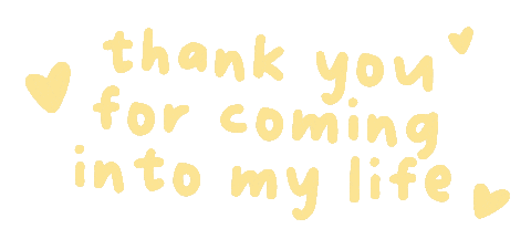 Thank U Love Sticker by Knibbles x Klick Singapore