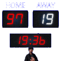19 Away Sticker