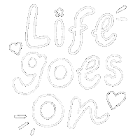 Life Goes On Sticker by Katie Lyons