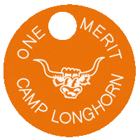 forthespirited c3 merit attaway camp longhorn Sticker