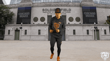 Football Dancing GIF by Chicago Bears
