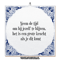 Humor Focus Sticker by Tegelspreuken.nl