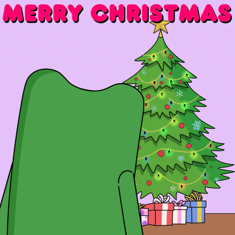 Merry Christmas GIF by fwogs