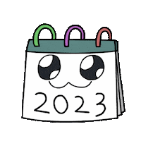 Tearing Happy New Year Sticker by Miyrumiyru