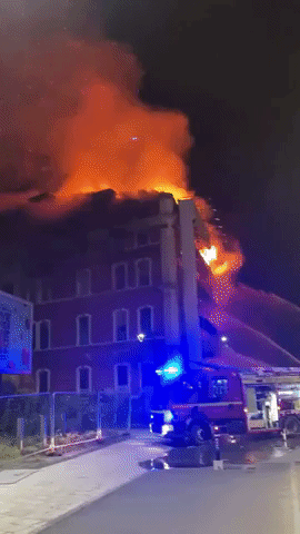 Derelict Bristol Hotel Gutted by Fire