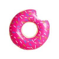 Donut Pool Float Sticker by Portage and Main
