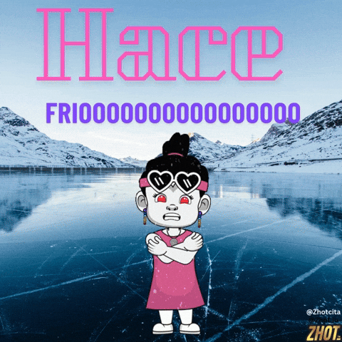 Freezing Cold Weather GIF by Zhotcita