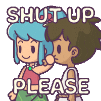 Silence Lol Sticker by Castaways